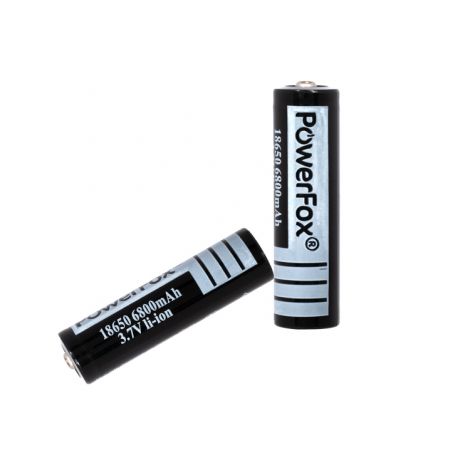 PowerFox 2x 18650 batterie - 6800Mah